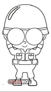 Dürbün tutan asker