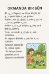 Metinde eksik verilen harfleri tamamlama