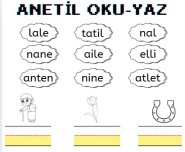 ANETİL Oku-Bul-Yaz