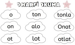 O Harfi Okuma Sayfası (20 Hece-Kelime)