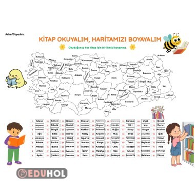 Haritamızla Kitap Okuma Takibi