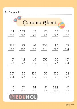 Karışık çarpma işlemleri