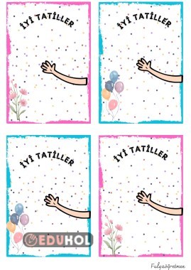 Karne hediyesi balon için şablon