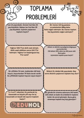 Toplama problemleri