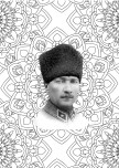 Atatürk baskılı mandala