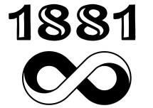 panolar için 1881 ve sonsuzluk işareti