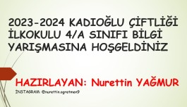 4. sınıf bilgi yarışması