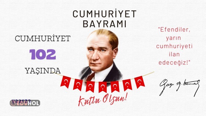29 Ekim Cumhuriyet Bayramı Dijital Pano