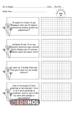 Toplama Ve Çıkarma Problemleri-10