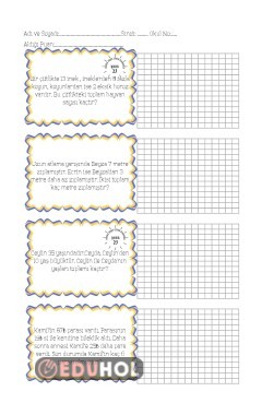 Toplama Ve Çıkarma Problemleri-5