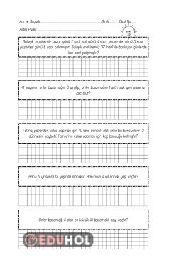 Toplama Ve Çıkarma Problemleri-7