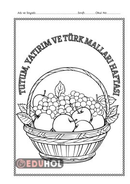 TUTUM, YATIRIM VE TÜRK MALLARI HAFTASI BOYAMA