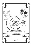 29 Ekim Cumhuriyet Bayramı Boyama