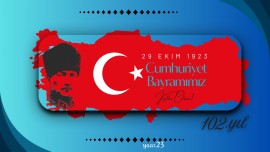 29 Ekim Cumhuriyet Bayramı Dijital Pano