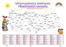 İl İl Kitap okuma Formu(Renkli)