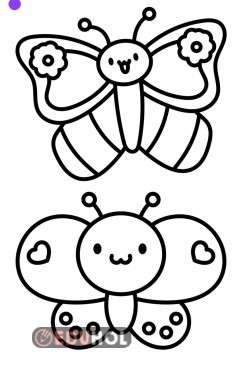 Boyama çalışması 1( kelebek )