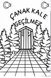 18 Mart Çanakkale zaferi boyama çalışması 4