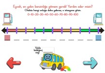 yuvarlama yaz sil tahtası doğal sayılar