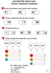 ALFABETİK SIRALAMA MİNİ DEĞERLENDİRME