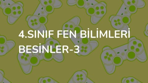 4.Sınıf Fen Bilimleri besinler-3