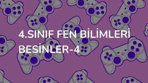 4.Sınıf Fen Bilimleri besinler-4