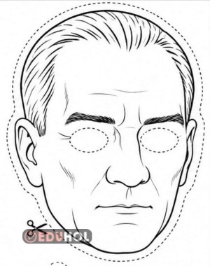 Atatürk ve Türk Bayrağı maskesi