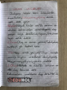 HİKAYE UNSURLARI