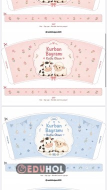 Kurban bayramı bardak