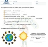5.Sınıf 1.Ünite Çalışma Kağıdı-1