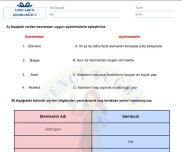Element-Bileşik Çalışma Kağıdı