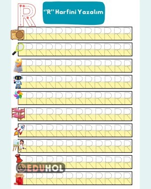 ‘’R’’ SESİ YAZMA ETKİNLİĞİ