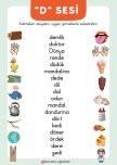 “D” SESİ GÖRSEL EŞLEŞTİRME ETKİNLİĞİ