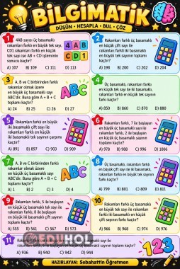 BİLGİMATİK – İlkokul Matematik Zeka ve Düşünme Soruları