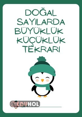 Doğal sayılarda büyüklük küçüklük