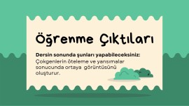 8.sınıf - Öteleme ve Yansıma Çalışma Kağıdı