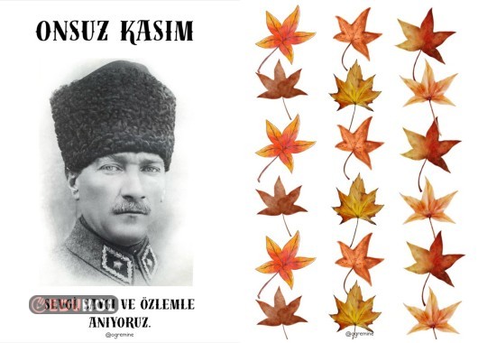 10 KASIM ATATÜRK HAFTASI 2 SAYFA ETKİNLİK