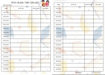 MART AYI KİTAP OKUMA TAKİP ÇİZELGESİ RENKLİ VE SİYAH BEYAZ 4 SAYFA