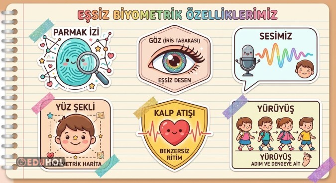 eşsiz biyometrik özelliklerimiz
