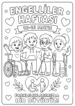 Engelliler Haftası Boyama Sayfası