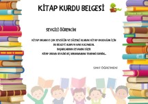 KİTAP KURDU BELGESİ