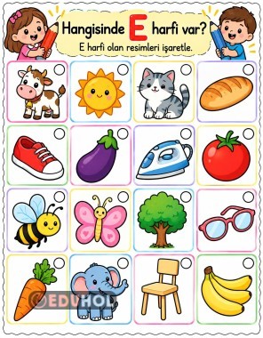 E sesini hissetme e sesi olanı işaretle.