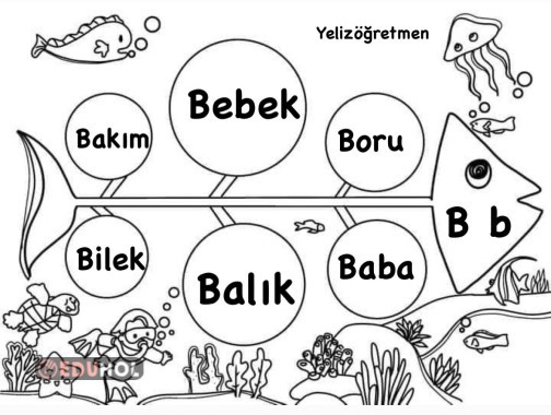 B harfi balık