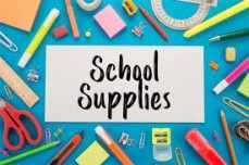 School Supplies Coloring