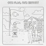 İngilizce ilk ders (BAYRAK SEVGİSİ  3)