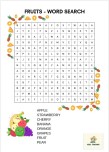 Theme 6 - Fruits word search