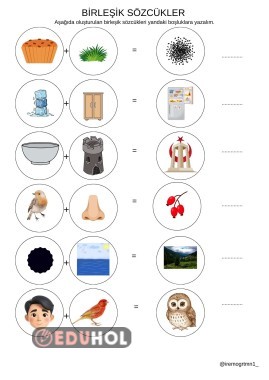 Birleşik Sözcükler Etkinliği