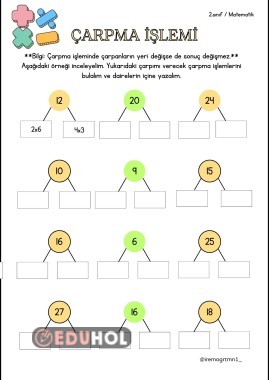 Verilen Çarpıma Ulaşalım - 2. Sınıf Çarpma İşlemi