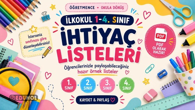 İhtiyaç Listeleri (PDF)