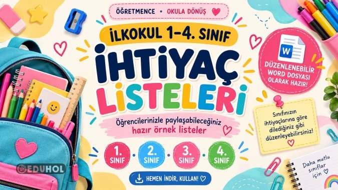 İhtiyaç Listeleri (WORD-Düzenlenebilir)