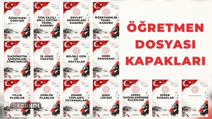 Öğretmen Dosyası Kapakları (2026-2027)